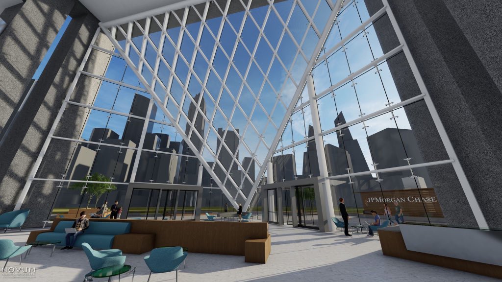 StructuresNovum's tweet photo. Novum + HOK. The interior shot of this magnificent 600 Travis landmark project in downtown Houston gives us all the feels! We are so excited to see the result!
 
 #houston #architecture #architecturelovers #novumstructures #novumdesignerassist #structuralglass #glazing https://t.co/h3KVrvm5vl