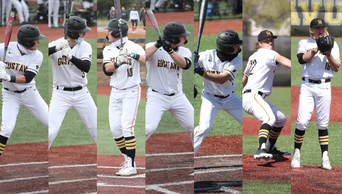 Seven from <a href="/GustieBaseball/">Gustavus Baseball</a> named MIAC All-Conference while Bryce Novak is the league's Player of the Year #GoGusties

Release: athletics.blog.gustavus.edu/2021/05/18/sev…