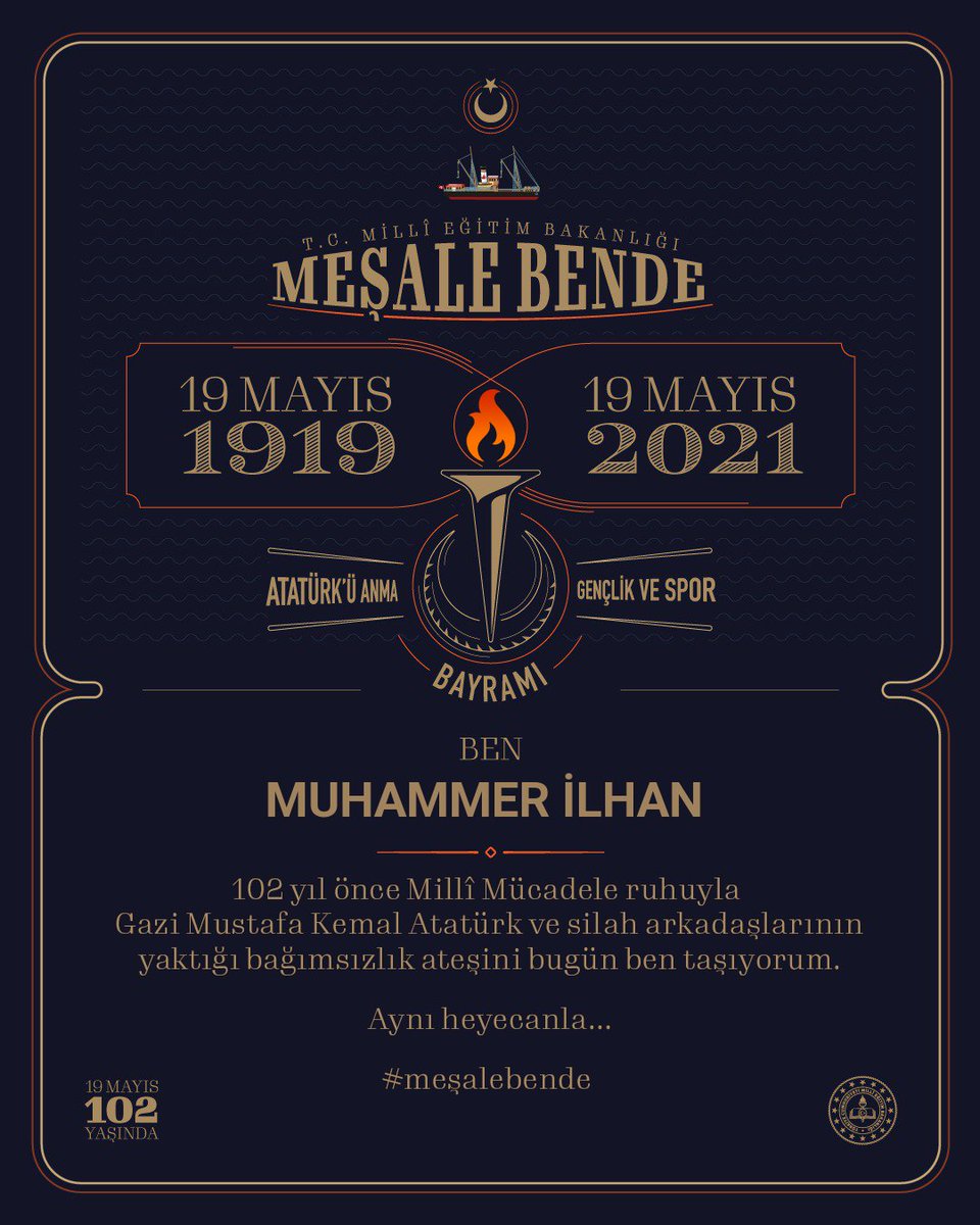 İlk gün kü tam bağımsızlık şiarıyla bugüne ve geleceğe, emin adımlarla... #meşalebende #umutgençlikte