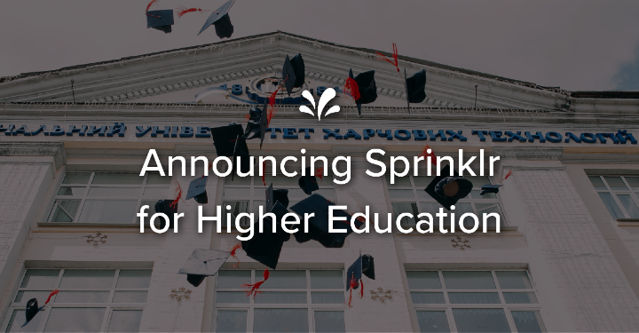 MarkTefakis's tweet photo. Curious how higher #education institutions can tackle the challenge of reputation management? 

Learn how @Sprinklr for Higher Education – our new AI-powered solution – can help you build a scalable digital engagement strategy that supports your goals. https://t.co/bKJzwsSlBc https://t.co/ge79J7L7sX