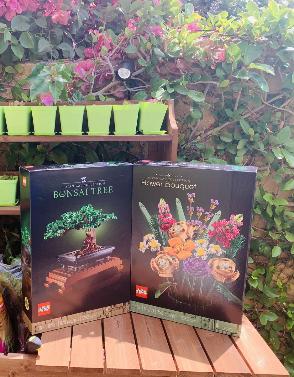 TeacherCoats's tweet photo. I have been stalking the #Lego site for months for these jewels. I initially bought these for my students, but I think these are staying with me for awhile. 😉 Thanks @GiftedTawk for posting these awhile back.  #PlantLife #LegoGeek https://t.co/WZZ4ObMEig
