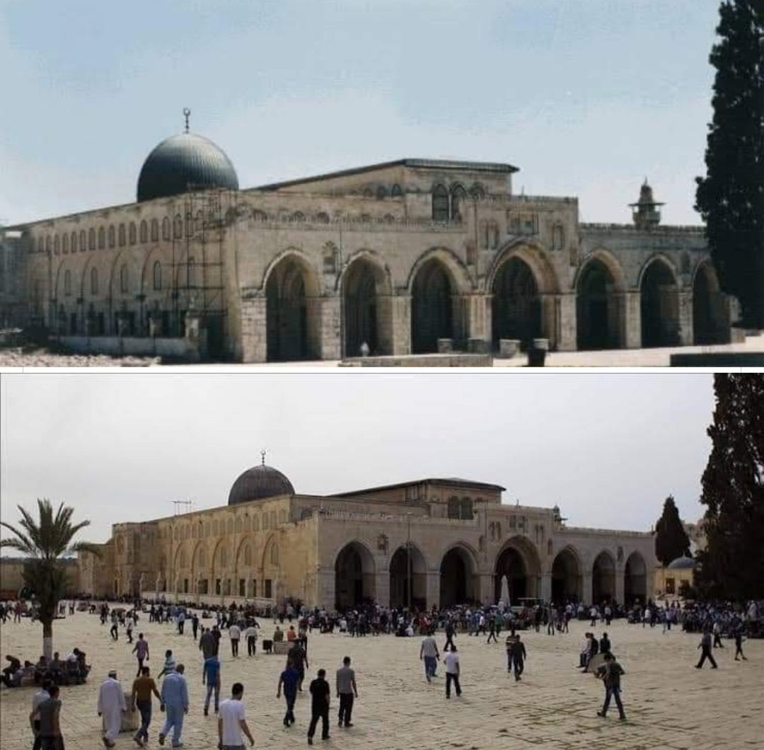 Humxirrr's tweet photo. Let's trend something useful. Sharing the actual picture of Masjid Al-Aqsa so that we are not deceived. https://t.co/ExlUlngF0Q