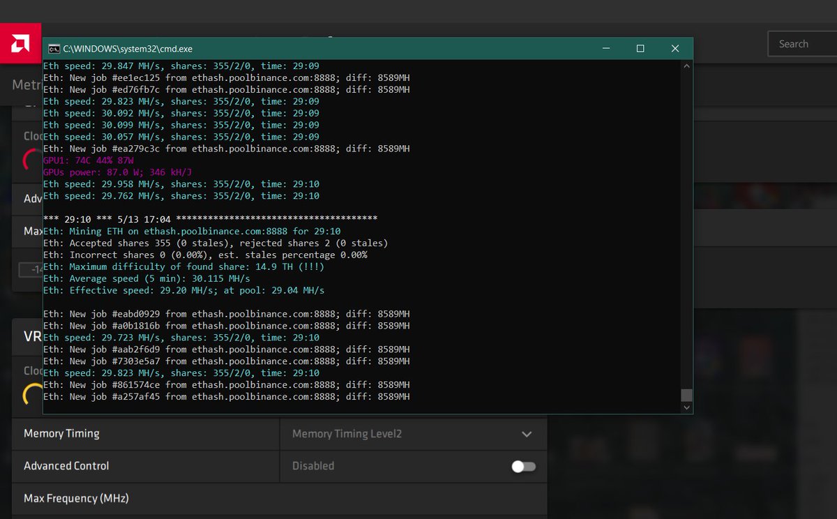 My old pc is hashing the code to get some of that #Ethereum 24/7. #Mining isn't as much profitable as it was but I believe it's never too late to help technology grow and reproduce while it depends on us on this, anyway it's ours only purpose as human beings isn't it? #posthuman https://t.co/hccrNg9sRg