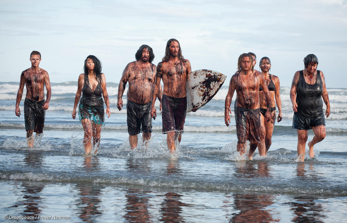 First they ignore you ...

In July 2010 at Muriwai Beach on Auckland's West Coast,  we launched what felt like a super ambitious campaign to #stopdeepseaoil drilling - the most risky kind of the oil exploration - in the waters of Aotearoa...
