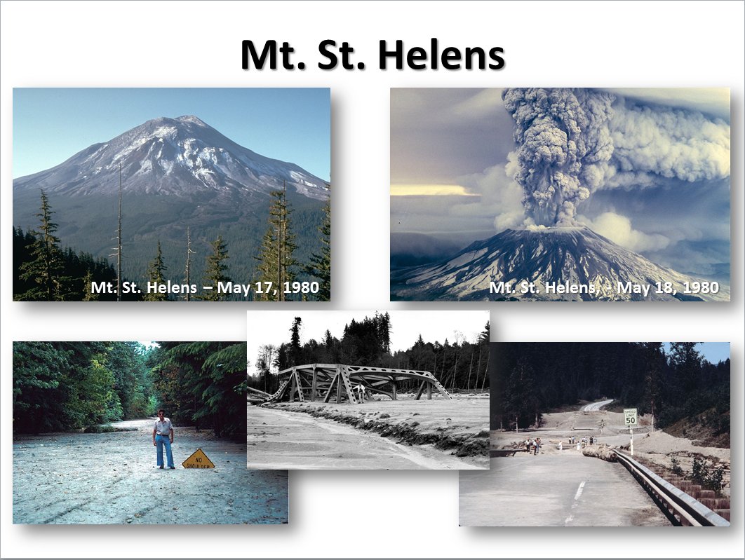 wsdot_southwest's tweet photo. When Mt. St. Helens erupted 41-yrs ago, she took out large portions of SR504, including several bridges. In total there's 14 bridges along SR504, but Hoffstadt Creek Bridge is the longest (600ft) & the tallest (370ft) of them all. It's also the tallest bridge in WA ST! #MSH41 https://t.co/4r6h97nI2c