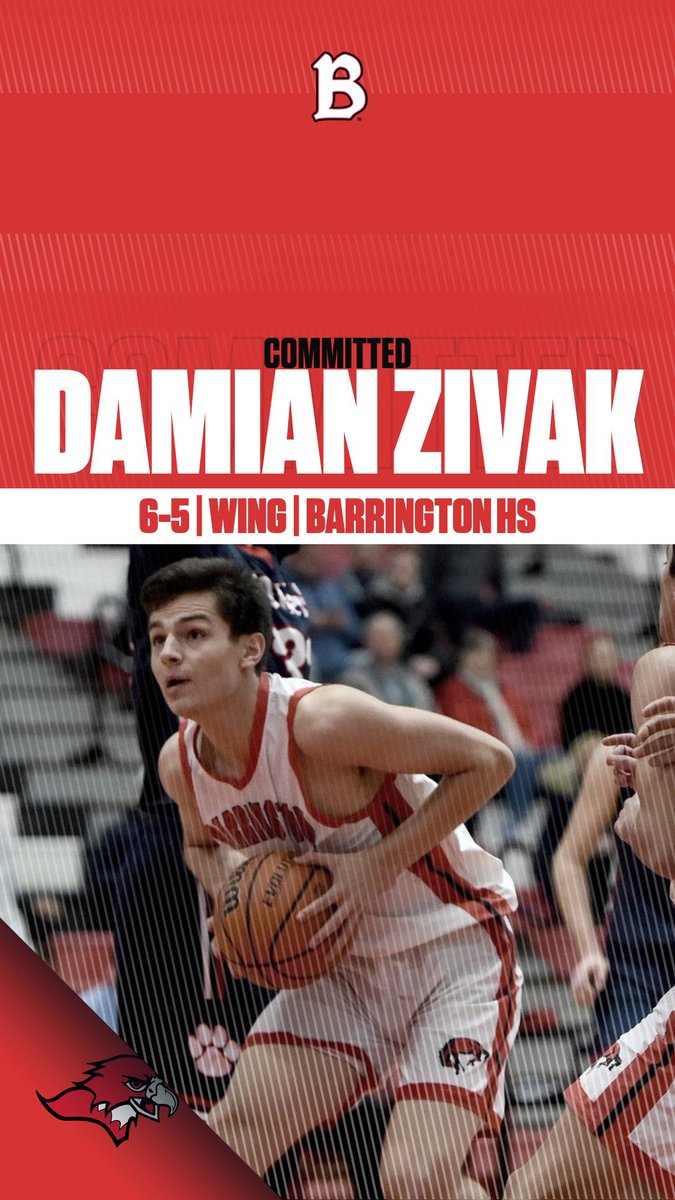 COMMITTED - Freshman Wing Damian Zivak! <a href="/DamianZivak/">Damian Zivak</a> 

Excited to bring Damian into the Redhawk family!

Versatility ✅
Shooting ✅

#GoRedhawks