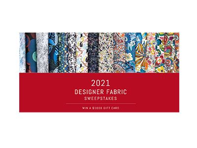 2021 Designer Fabric Sweepstakes – Win a $1,000 Shopping Spree

🖱️ Click here for sweepstakes link and details 👉 goldengoosegiveaways.com/2021-designer-…

🌍️ Open to US, 18+

#sweepstakes #giveaway #contests #marcytilton #designerfabric #fabric #fabrics #winprizes  #win #freegiveaways