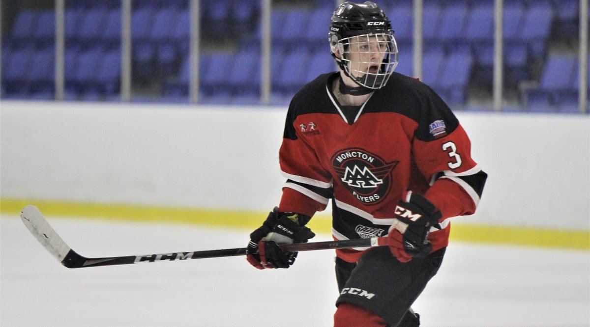 . <a href="/MonctonFlyers/">Moncton Major U18 Flyers</a> defenceman Dylan MacKinnon <a href="/dylmack3/">Dylan MacKinnon</a> among QMJHL Central Scouting's first-round prospects for the 2021 draft.
         tj.news/story/101566937