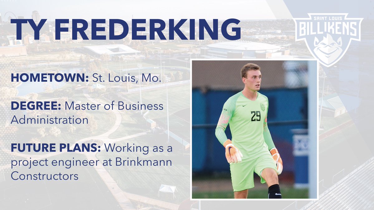 SLUMensSoccer's tweet photo. Ty Frederking #BillikenGraduate https://t.co/uAdwlOMNyK