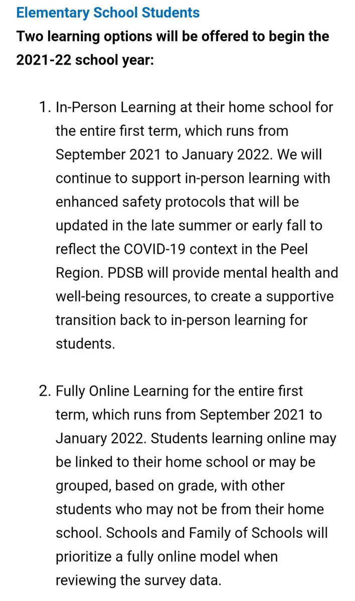 NokhaDakroub's tweet photo. #BREAKINGNEWS 

@PeelSchools will NOT be proceeding with the hybrid model for elementary students in September.

It's hard on staff, bad for students &amp; we can &amp; must do better.

#NoHybrid #HybridHurtsKids @ETFOPeel 

Tell your friends. https://t.co/jUWbXq9ojo