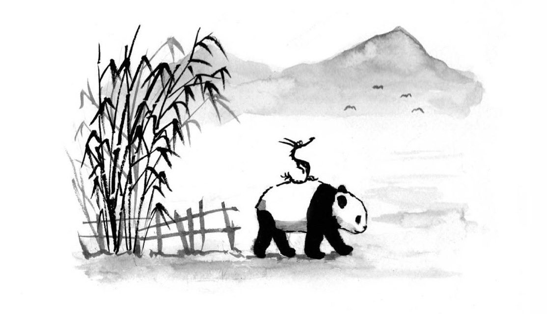 xylafriends's tweet photo. “Which is more important,” asked Big Panda, “the journey or the destination?
“The company.” said Tiny Dragon.
from James Norbury, Big Panda &amp; Tiny Dragon https://t.co/qzejo33bR4