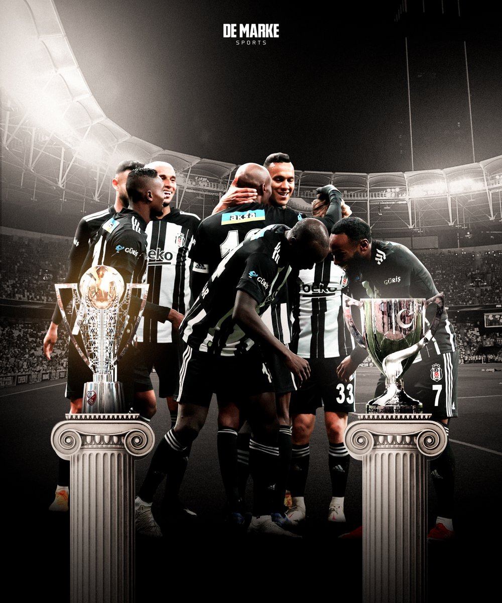demarkesports's tweet photo. İki kupa, tek şampiyon. #Beşiktaş https://t.co/9ktwZUoKET