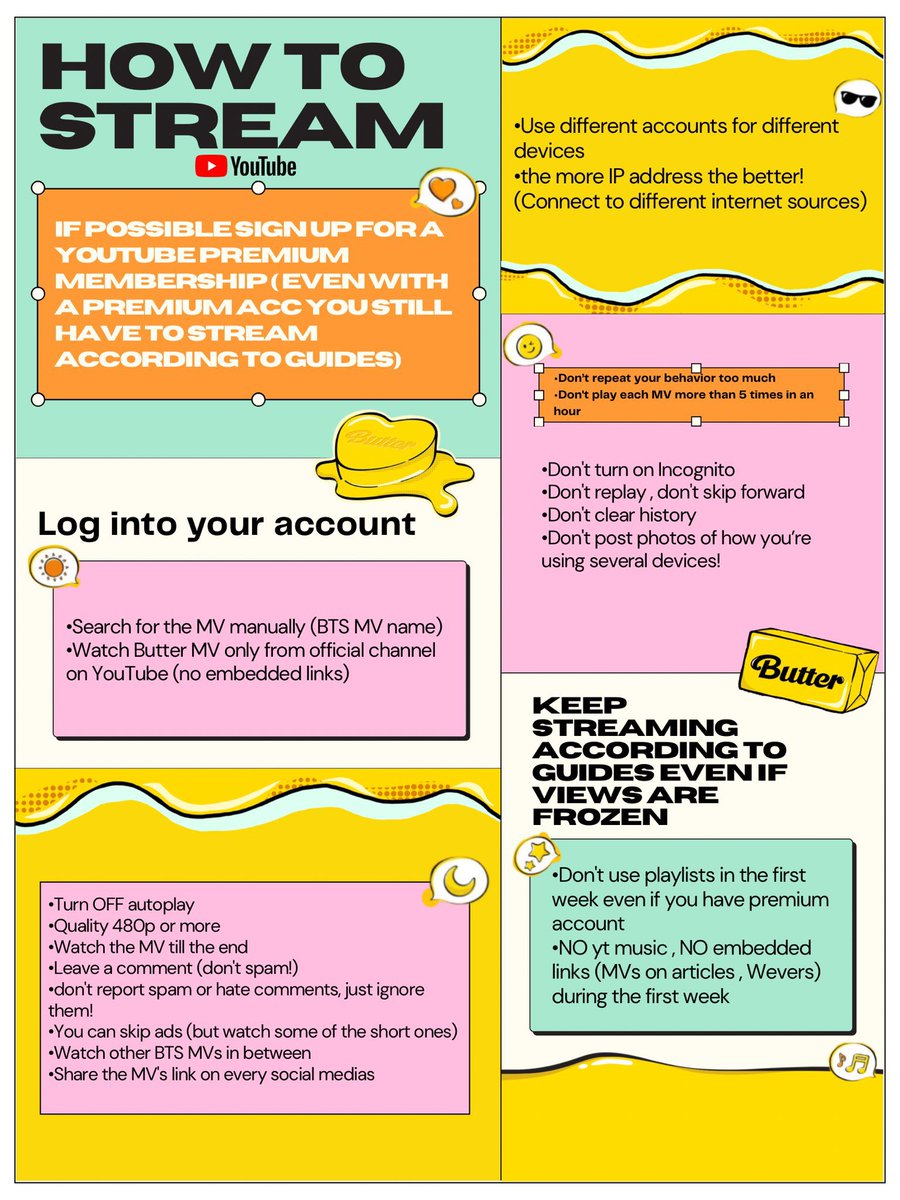 BTSYOUTUBETEAM's tweet photo. #ButterVideoTeaser is at 10.7M views! 🎉 Keep streaming &amp; sharing! Take this as a practice run for the release! We can do this! 💛🧈 

(https://t.co/3nruXsvTul)

guide cred: @btsyoutubedata https://t.co/Rf0ZSSQGN0