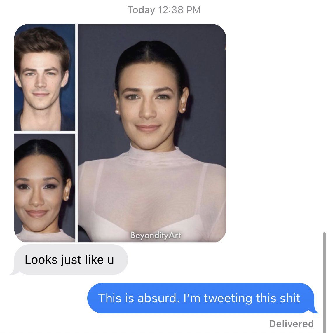 jordanfisher's tweet photo. minding my own business and @candicepatton hits me with this shit https://t.co/mpSQDFHqke