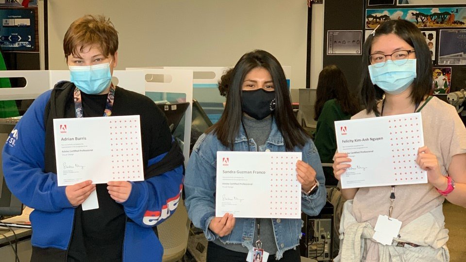 codeofdesign's tweet image. 20 Graphic Design &amp;amp; Illustration Students
34 Adobe Certified Associate Certifications earned
5 Adobe Certified Professionals in Visual Design awarded
1 Super Proud Teacher
@lisdcte @TECCeast #adobe #certification #graphicdesign