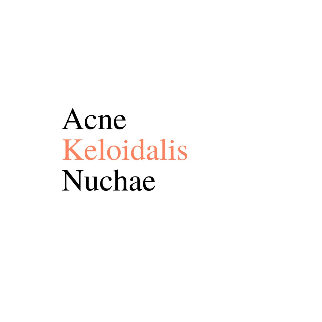 Commonly called #barbersrash or #razorbumps. #Acnekeloidalisnuchae is an itchy, and painful type of #folliculitis that forms on the rear scalp, almost exclusively in young #menofcolor. Learn how Dr U permanently removes AKN at dru.com/acne-keloidali…