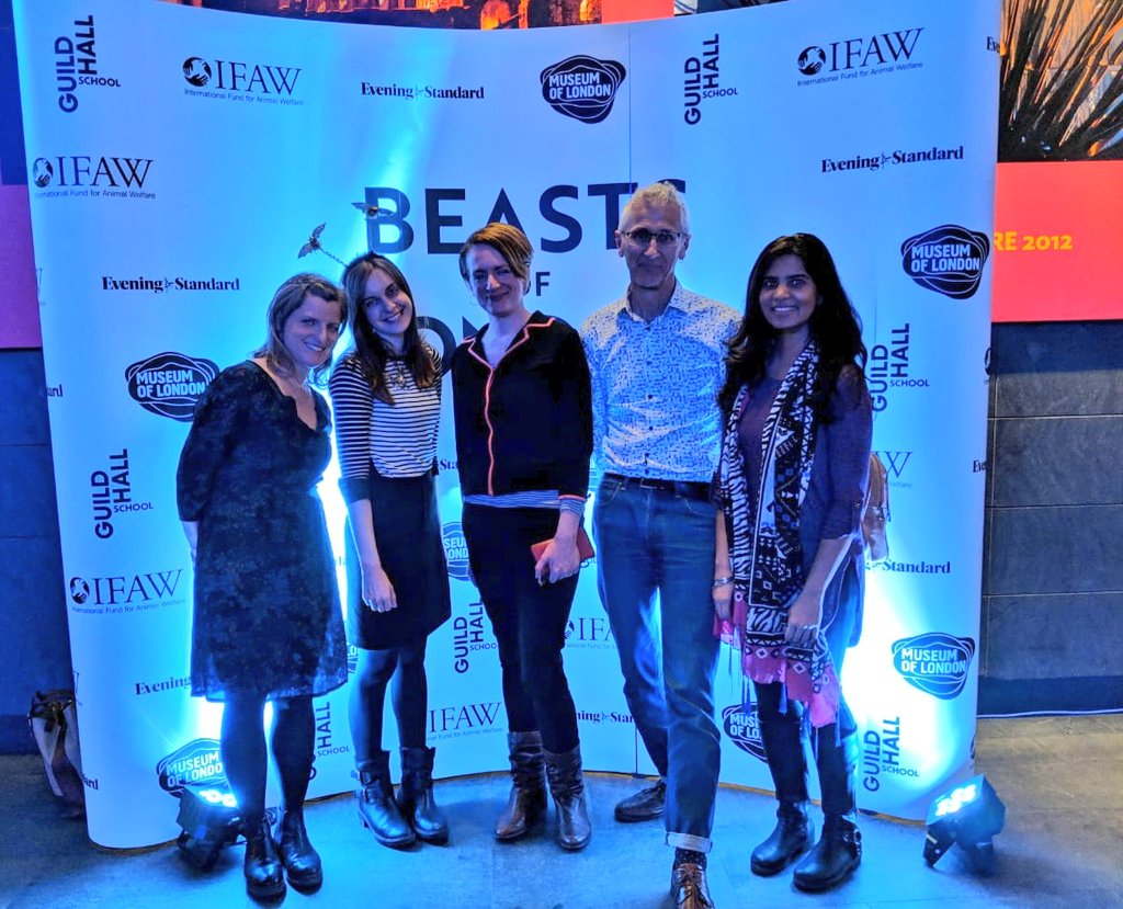 RosieOldham8's tweet photo. Memories of @MuseumofLondon #BeastsOfLondon fantastic opening night with some of the @WildLondon crew! 🦇🐀🦊
Cc @SnehaSingh @frithinwood https://t.co/Z5tEGLZfS8