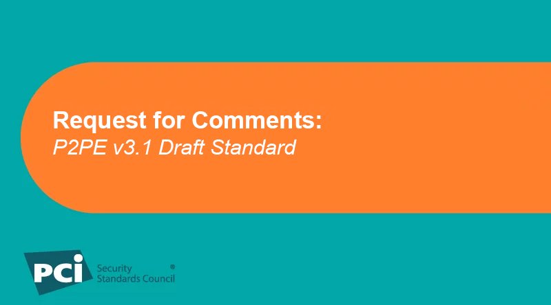 AquiaSolutions's tweet image. Request for Comments: P2PE v3.1 Draft Standard:   P2PE Assessors and Participating Organizations are invited to provide feedback on the draft P2PE v3.1 Standard minor revision during a… dlvr.it/RzwQ4D #PointtoPointEncryptionP2PE #Participation #RequestforComments
