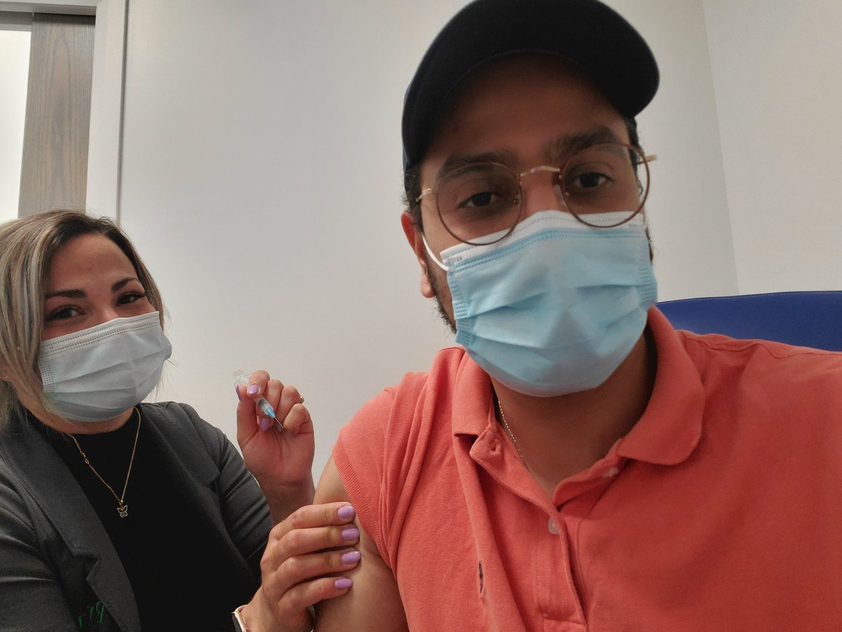 MrAbdellahAmeur's tweet photo. Today was the day! 🙌
I got my first vaccination! ✅💉
#LabelAtlas #YanAtlas
#vaccinated #Vaccin
#Canada #Quebec https://t.co/lYEGwWaq02
