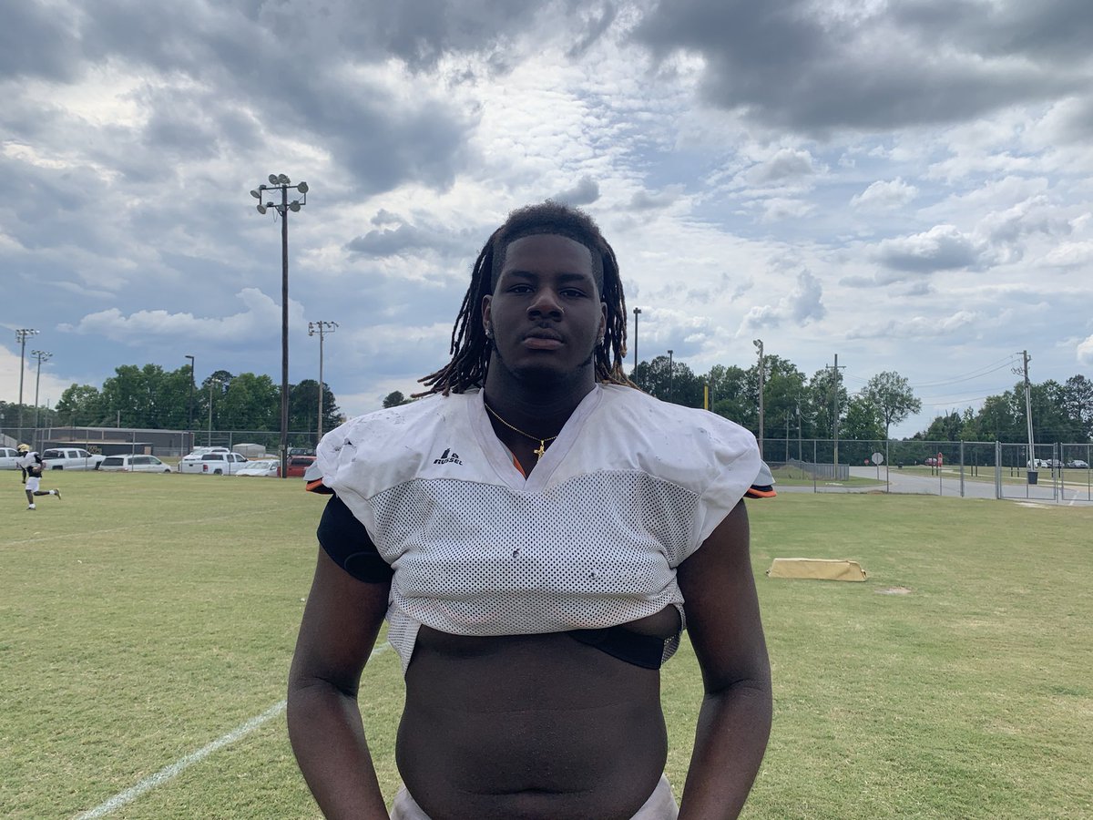 From Dallas to Miami to Atlanta to New Jersey to Sandersville (Ga) over the last six weeks for JOL subs. Today seeing Falentha Carswell at Washington County HS. <a href="/BigFlipper00/">falentha carswell</a> also known as Flip. Massive OL new to the game. School has been very good to #GaTech over the years.