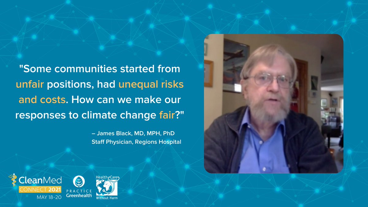 CleanMed's tweet photo. .@RegionsHospital's James Black emphasized the importance of creating equitable responses to the #climate crisis at #CleanMedConnect https://t.co/RhtOpwYj1L