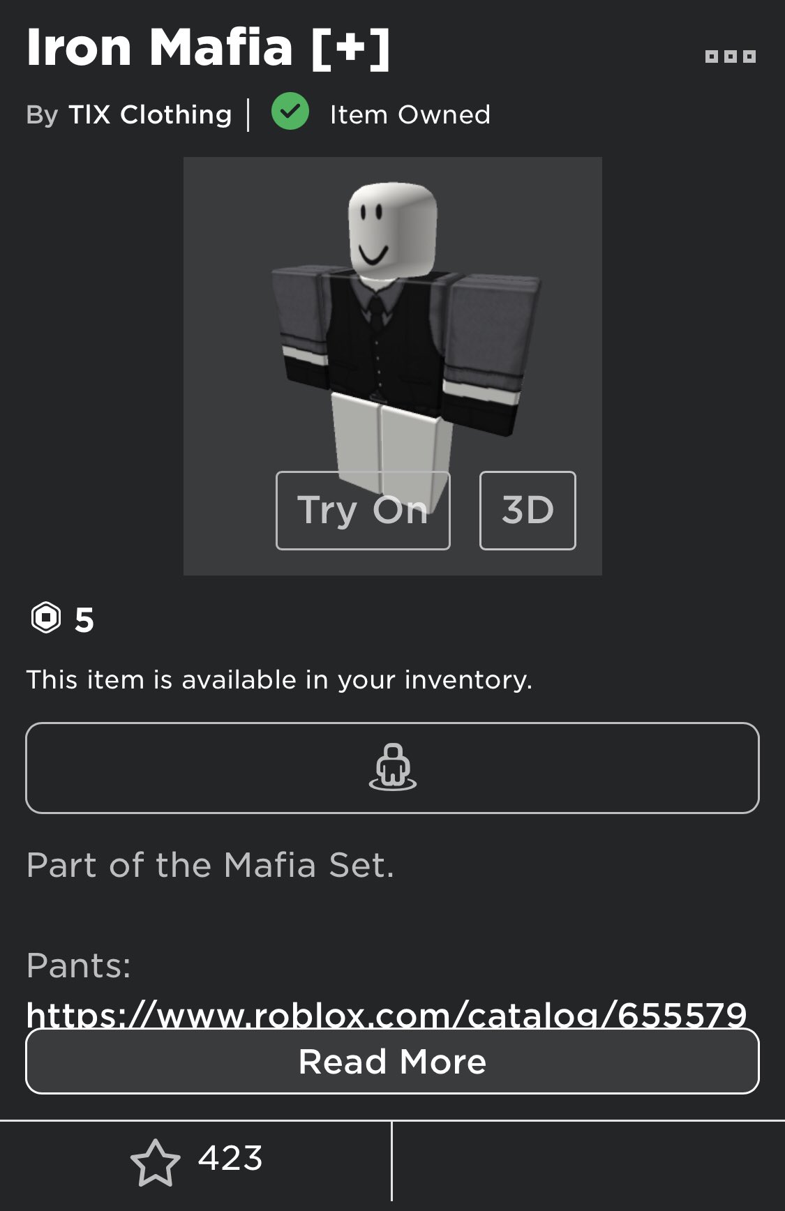 Roblox Avatar reupload