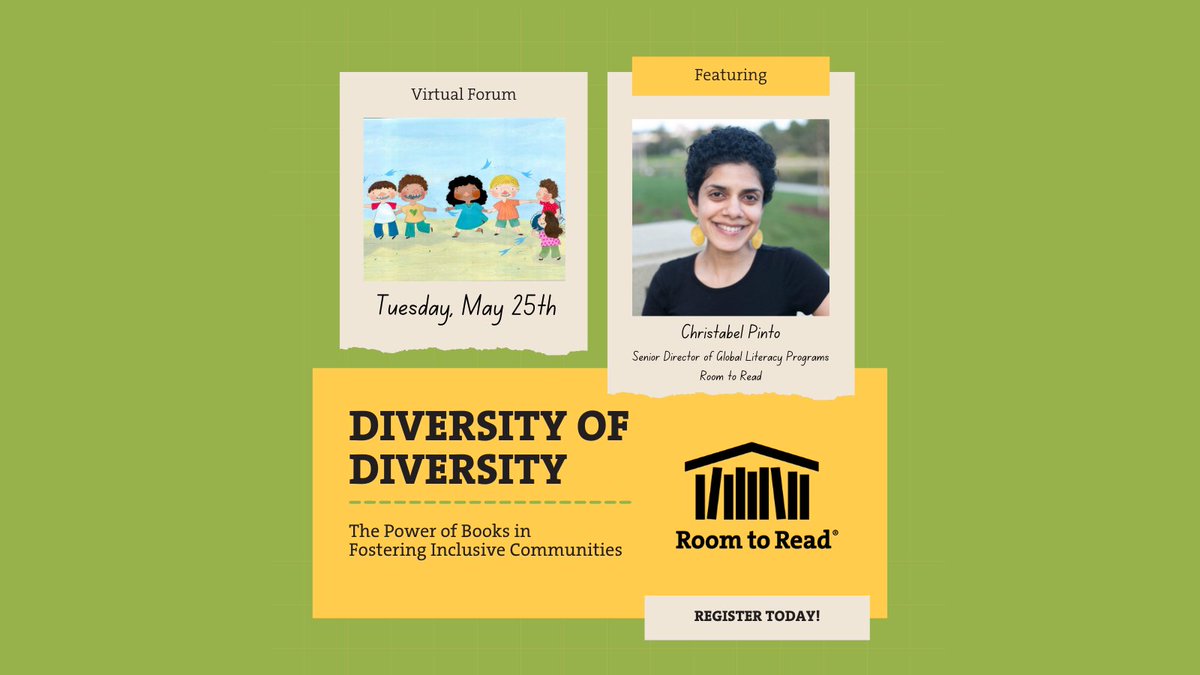 RoomtoRead's tweet photo. Join @RoomtoRead next week along with thought leaders, authors and publishers to explore how books can bridge divides, amplify voices and remove barriers to build a more inclusive, unifying and empathetic world. Register today: https://t.co/es3Ali4Ktw https://t.co/1jrXANFmx3