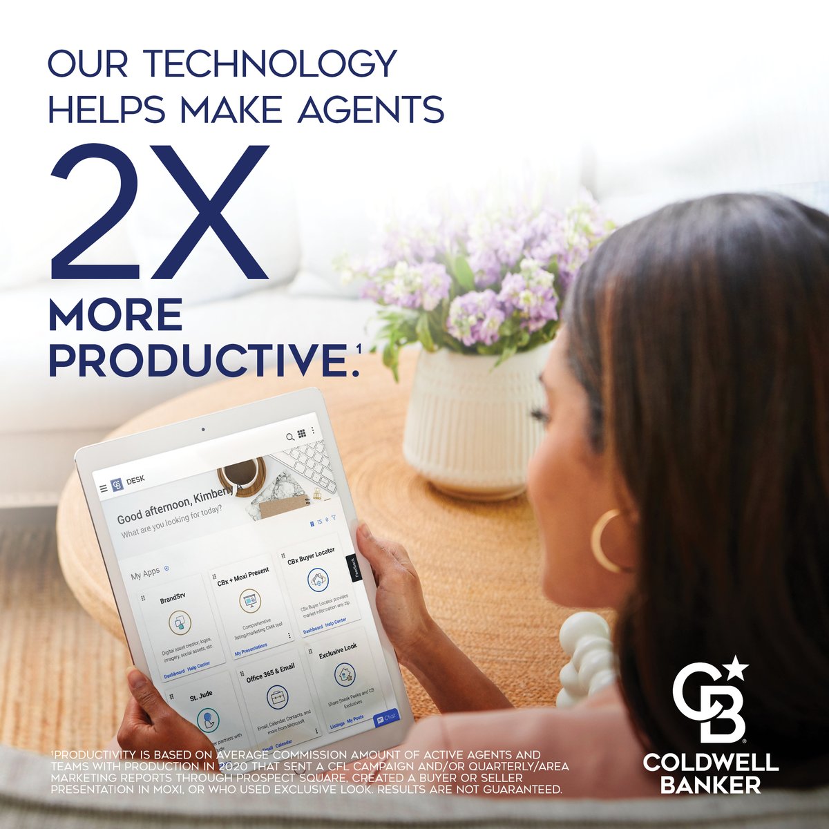 coldwellbanker's tweet photo. With an industry-leading tech suite shown to make agents twice as productive, we put production power in agents’ hands. Explore our technology: https://t.co/ofw2mvYMcY https://t.co/dTW0BJUhni