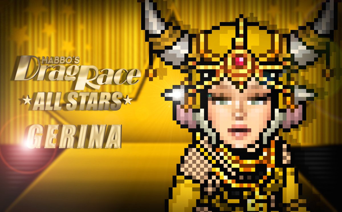 ¡Lo hice!  💛Fue difícil pero estoy muy feliz de hacerlo de nuevo💛

¡Necesito tu apoyo!🎊 No te pierdas la GRAN FINAL de HABBO'S DRAG RACE: ALL STARS este SÁBADO 22 DE MAYO a las 7pm ARG y 5pm MX! Ven a apoyarme! 

Usa el hashtag #TeamGerina y #HDRAllStars ⭐

<a href="/HabbosDragRace/">Habbo's Drag Race</a>