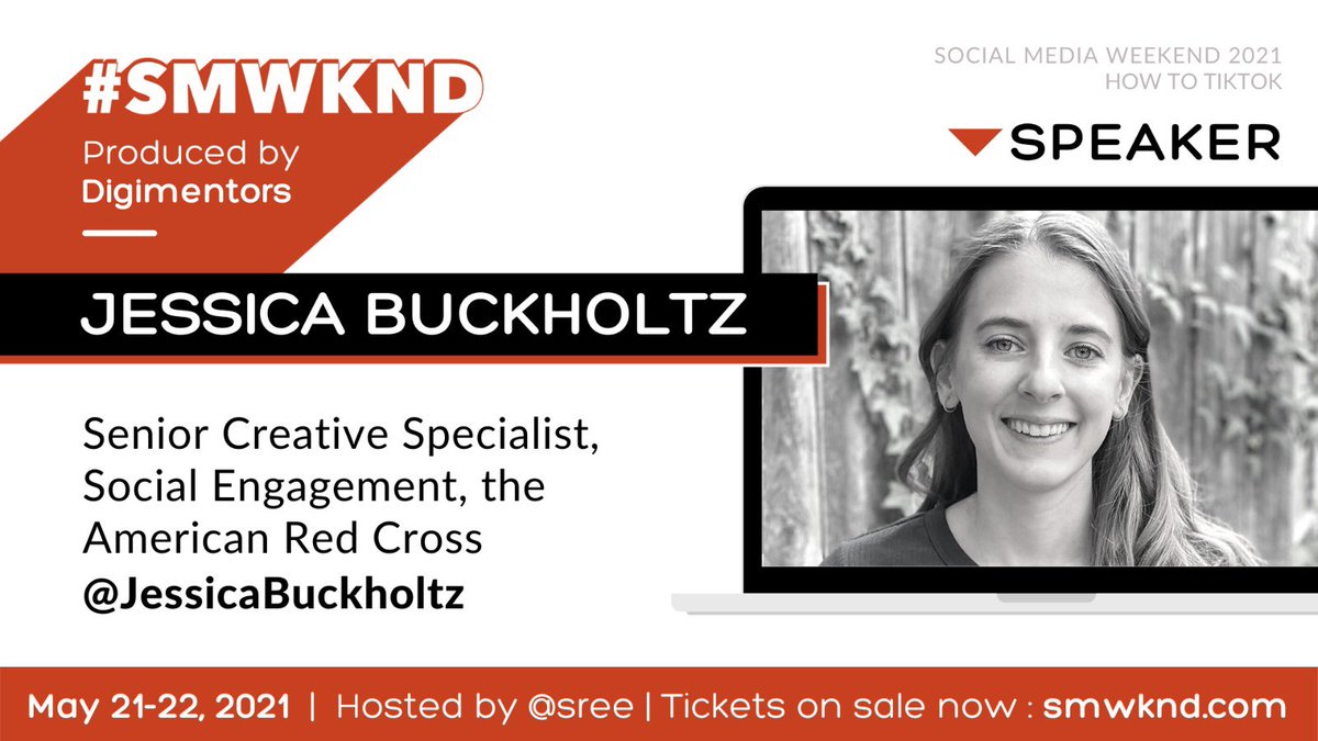 #TikTok is the fastest growing social media platform around today. But the truth is, most brands &amp; influencers don’t use it.

Join us at #SMWKND and hear pro tips  from <a href="/jessbuckholtz/">Jess Buckholtz</a> who created the super popular TikTok for the <a href="/RedCross/">American Red Cross</a> 

Register here: smwknd.com
