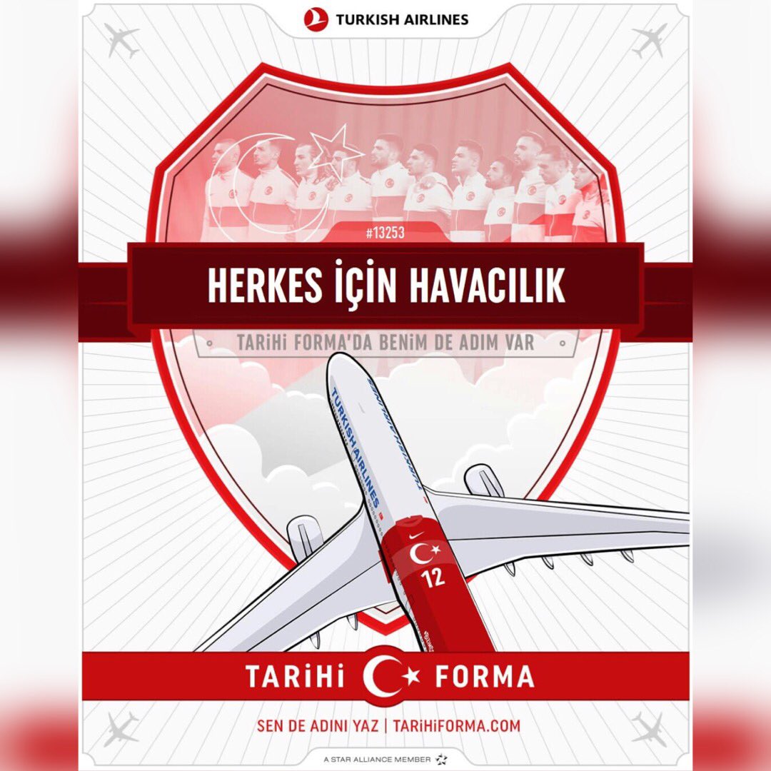 HIHD_2015's tweet photo. 📍Markamızı “Tarihi Forma”ya yazdırarak ismimizi göklere taşıdık. . 

🇹🇷19 Mayıs Atatürk’ü Anma Gençlik ve Spor Bayramı’nı kutluyoruz.
@MilliTakimlar @TurkishAirlines 
#thy #millitakım https://t.co/GDm4Vn36le
