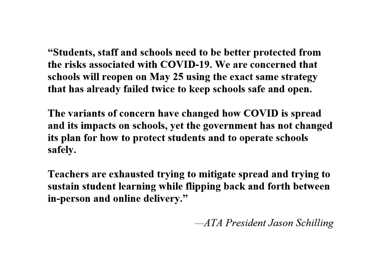 Alberta Teachers' Association tweet media