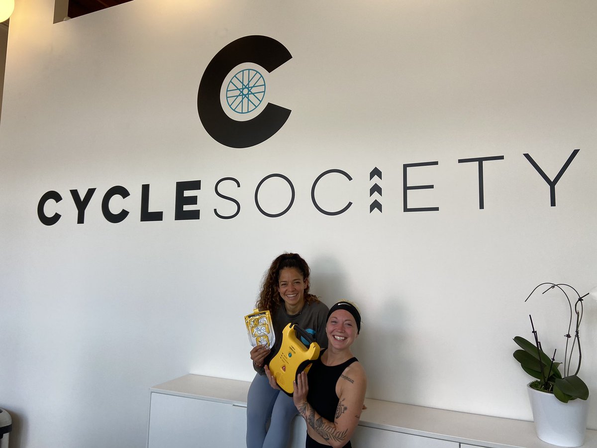 We recently donated our 170th AED to CycleSociety in Napa, CA!