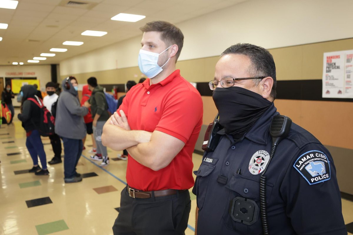 Daryl Segura was recently named Lieutenant of the Lamar CISD Police Department. 

He has been an SRO in the schools for 15 years and has a wealth of knowledge and experience. Please join us in congratulating Daryl on his new position!