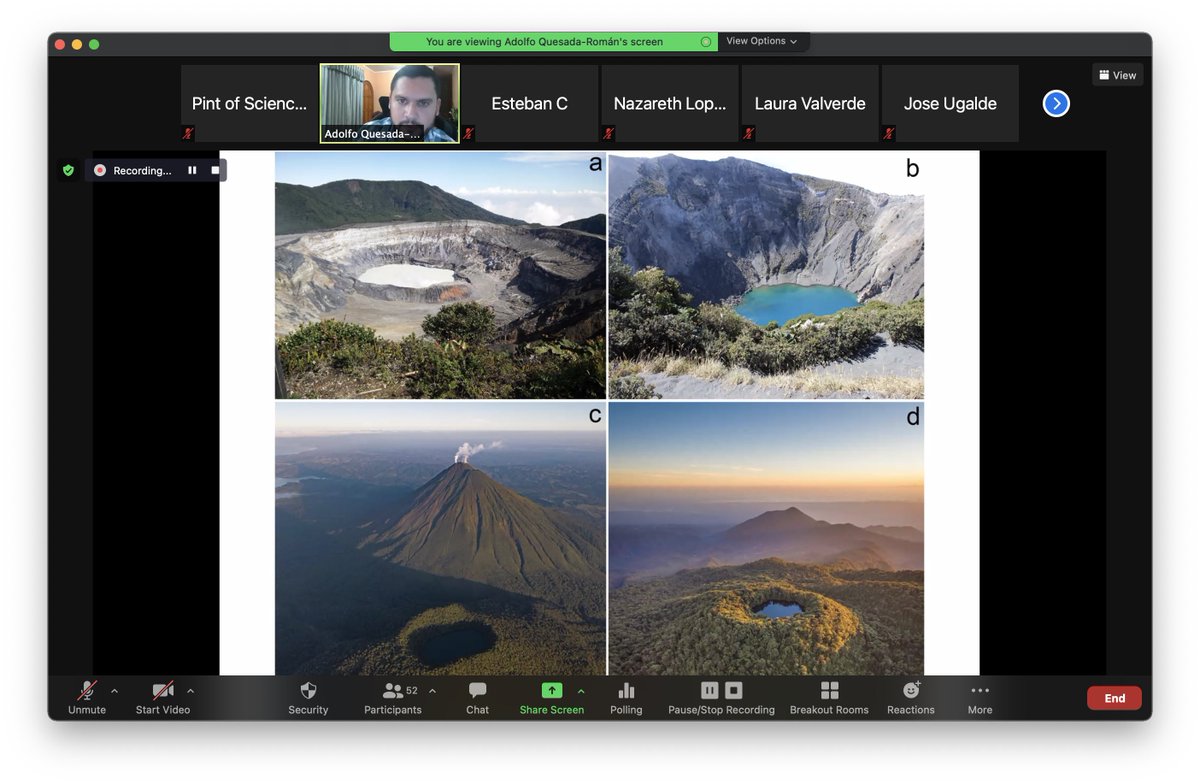 Terminando el día # 2
🗣 “Geomorfología aplicada en Costa Rica”
👉 Adolfo Quesada Román
@Pint21 #PintCR #EsesncialCostaRica