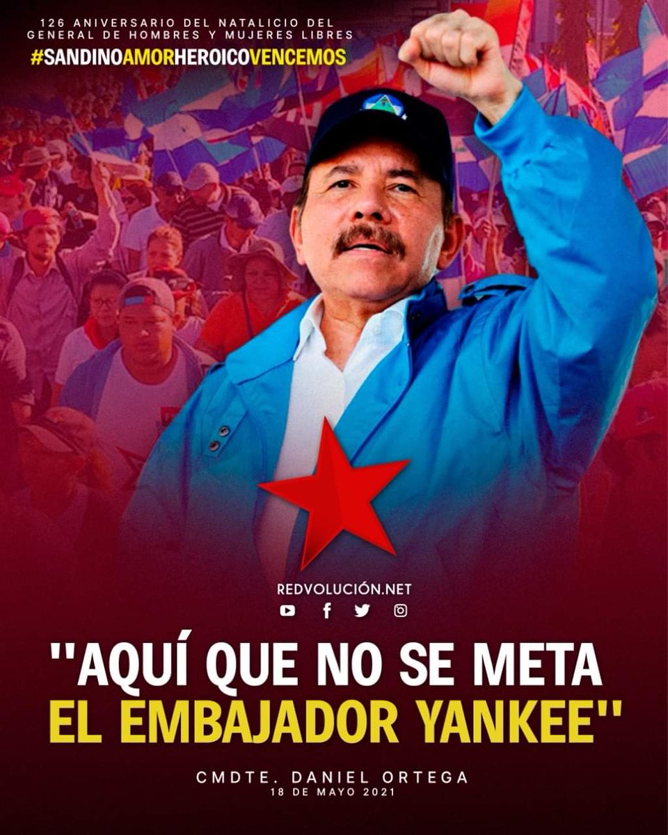 #YankeeGoHome #RememberSandino #SandinoAmorHeroicoVencemos 🔴⚫✊🕊