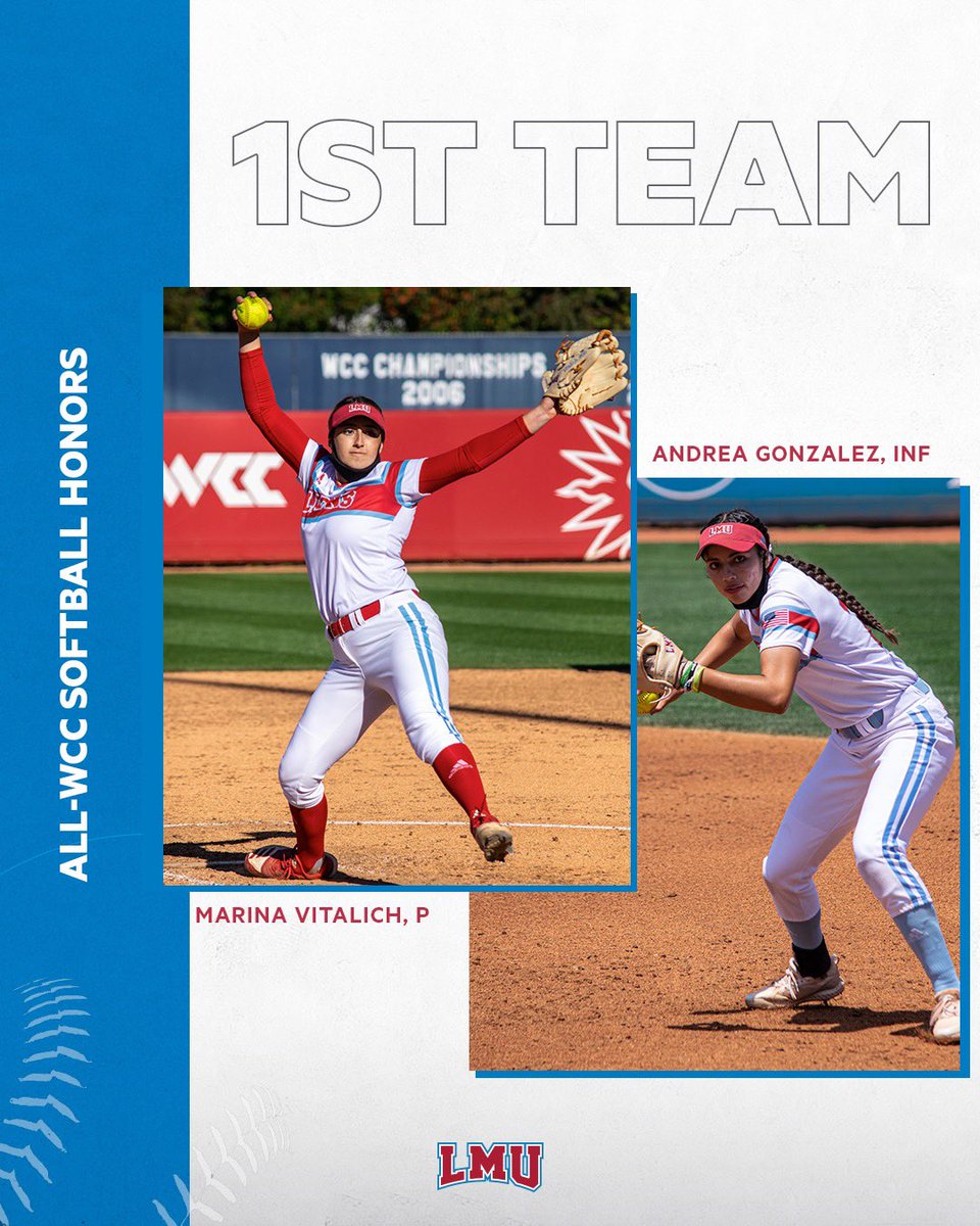 lmulionsSB's tweet photo. All-WCC Honors 🦁

Congratulations to Megan Dedrick, Alyssa Daniell, Marina Vitalich, and Andrea Gonzalez for being named to the All-WCC first team!

#jointhepride https://t.co/uC2PCwq99s