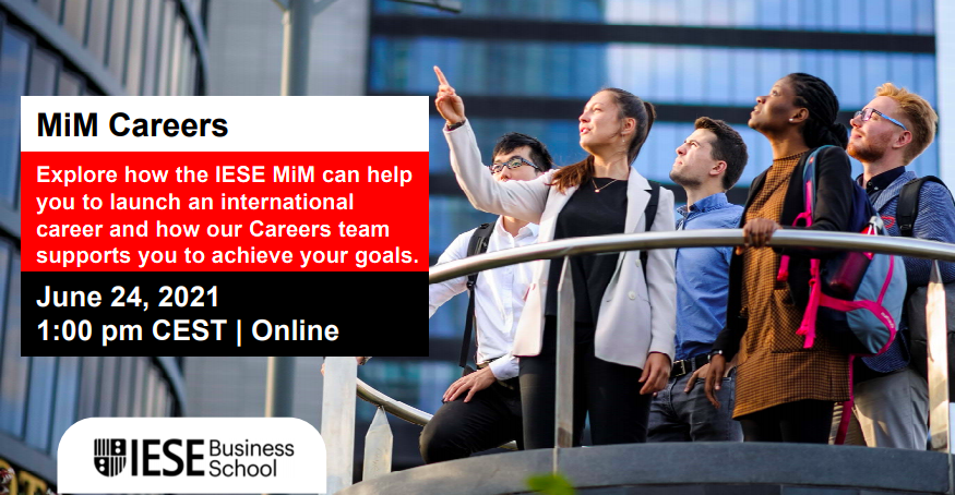 uapbea's tweet photo. Curious to see how IESE can kick-start your career? 🤔

The IESE MiM prepares its students to start their first job in management and make a lasting mark.

If you want to know how IESE can work with you to help you launch your career (1) https://t.co/SG498sdgIP