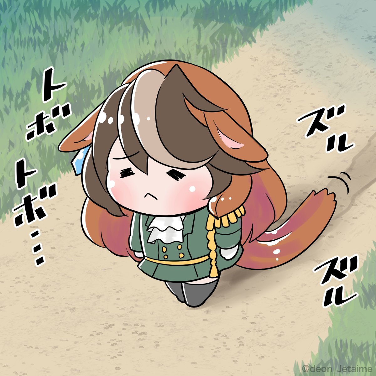 とある方が描かれたシンボリルドルフがふたばで人気に ニコニコ動画でもネタとして広まる Togetter