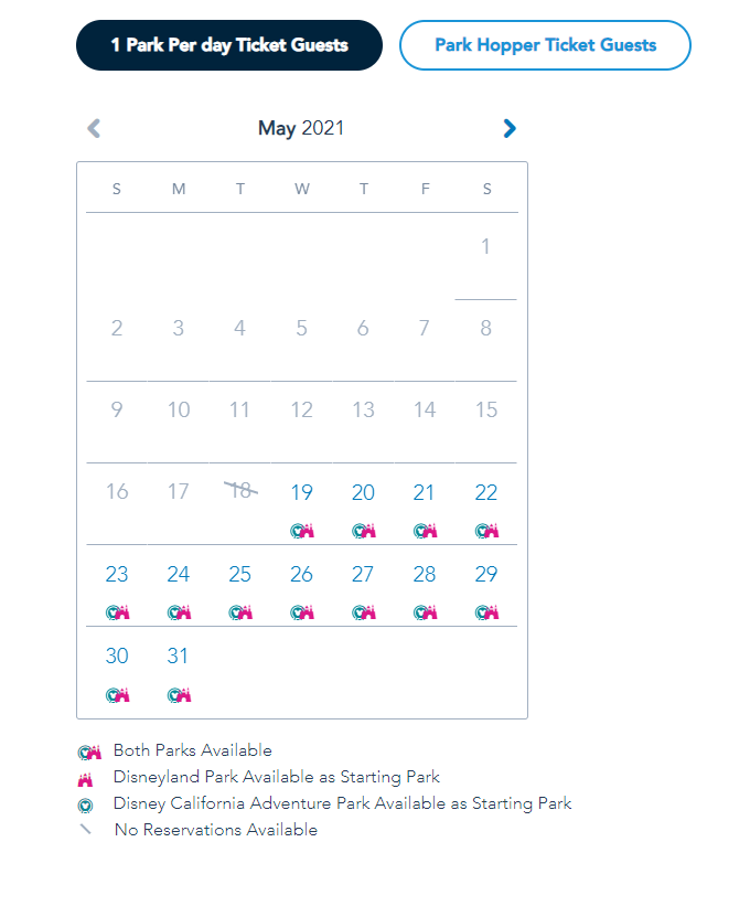 FrshBakedDisney's tweet photo. What's up Disneyland reservations in May.  You back again? #freshbaked #CapacityLimits? https://t.co/57vXK6JbrT