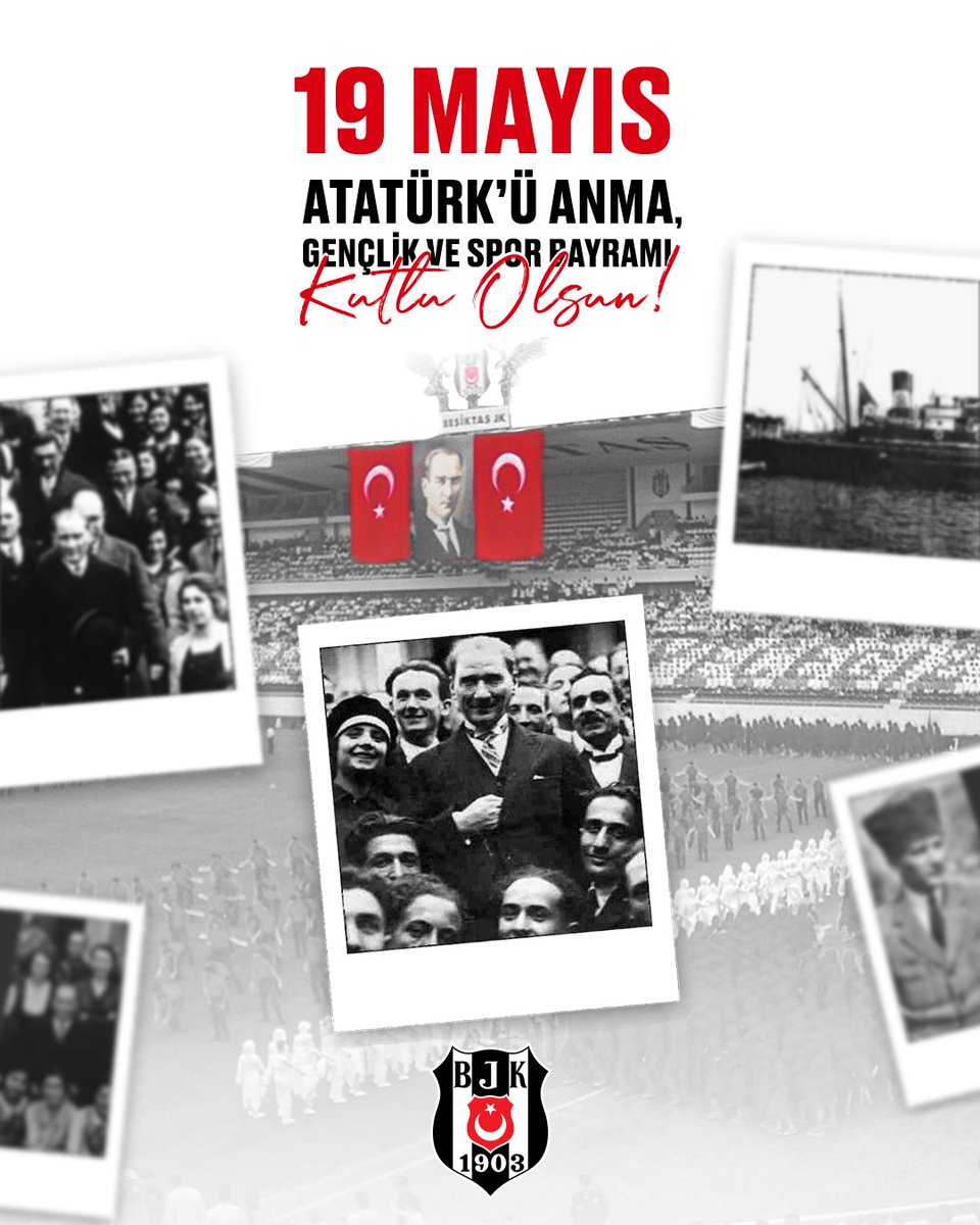 19 Mayıs Atatürk'ü Anma, Gençlik ve Spor Bayramı kutlu olsun. 🇹🇷