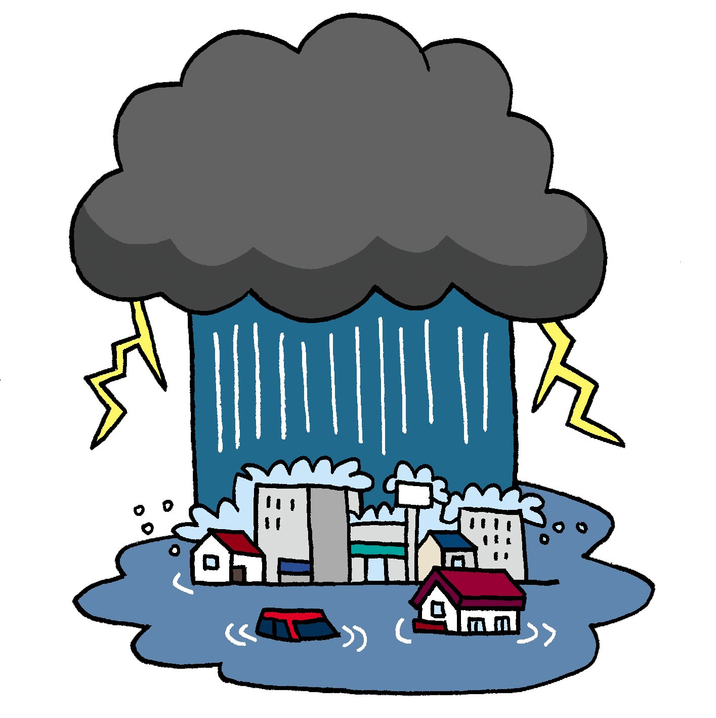 Twitter 上的 防災無料イラスト 集中豪雨のイラスト T Co Lghoxtccsm 今日も全国的に雨のところが多いようですね だいたい集中豪雨というと 梅雨の終わり頃のイメージですが 最近はそうでもなくなってる気がします 早めに備えたほうが良さそうですね