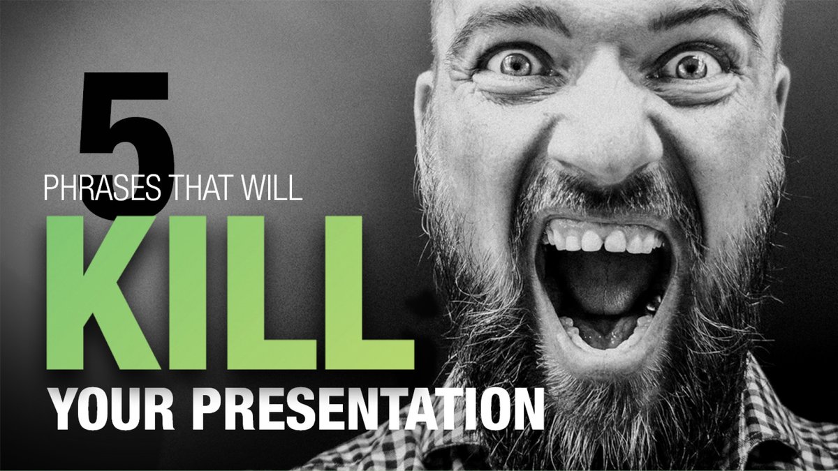 Seemingly innocent phrases can sometimes kill an otherwise strong presentation. Check out "5 Phrases That Will Kill Your Presentation" and why you should avoid them the next time you present to your clients 👉 bit.ly/3tPXvCk
#businesstips #marketingagency #storybrand