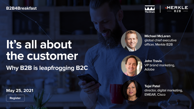 Join <a href="/Merkle/">Merkle</a> #B2B for <a href="/thedrum/">The Drum</a>'s #B2B4Breakfast session on May 25 and learn how to meet your customers where they are, buying habits of B2B #mellennial buyers, and more. Register: bit.ly/33WabgA