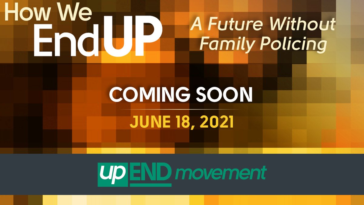 upendmovement's tweet image. Stay tuned! Our next major event is our one-year anniversary of launching #upENDmovement where we'll a set of collaborative ideas collected as How We End UP: A Future Without Family Policing.