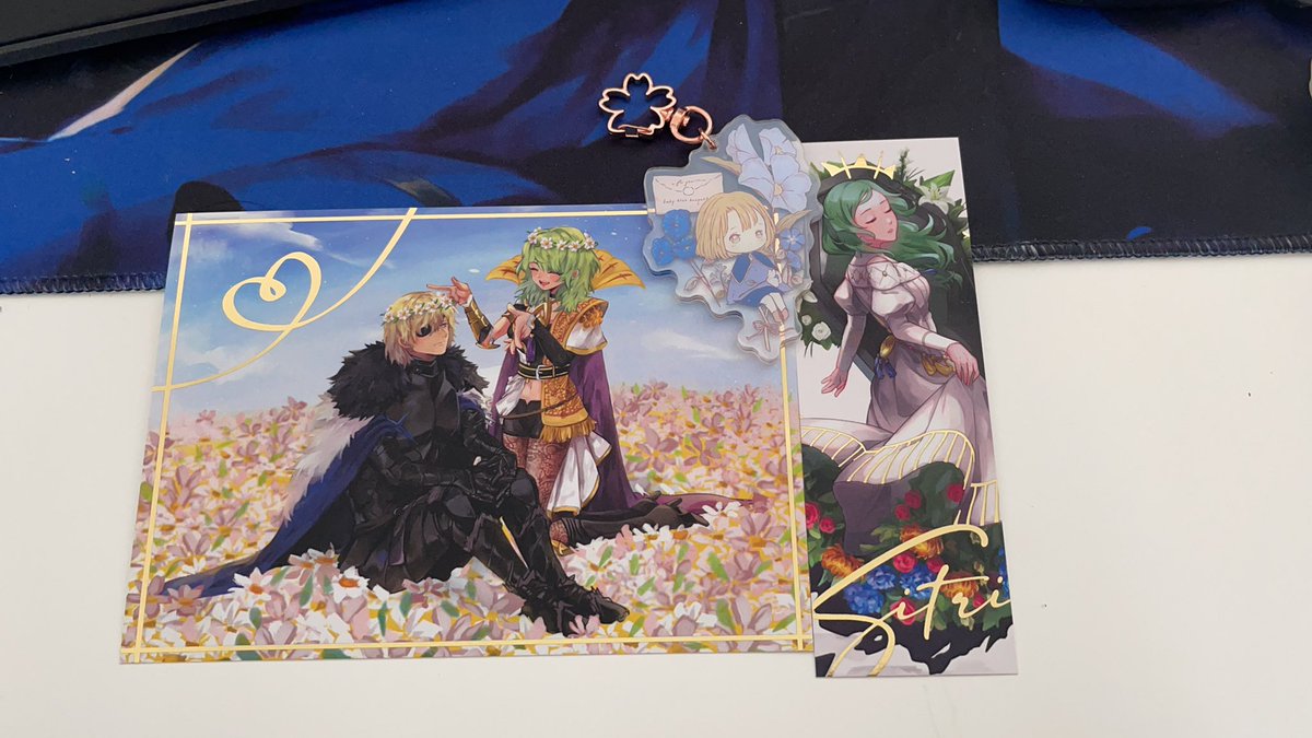 britnefan4ever's tweet photo. The merch I ordered from @fe3hflowers arrived! The quality of the print and bookmark are absolutely wonderful! And the gold foil is a beautiful touch! And the little Dimitri keychain is so cute! 
#FE3H #dimileth https://t.co/DL6ETBXDpt