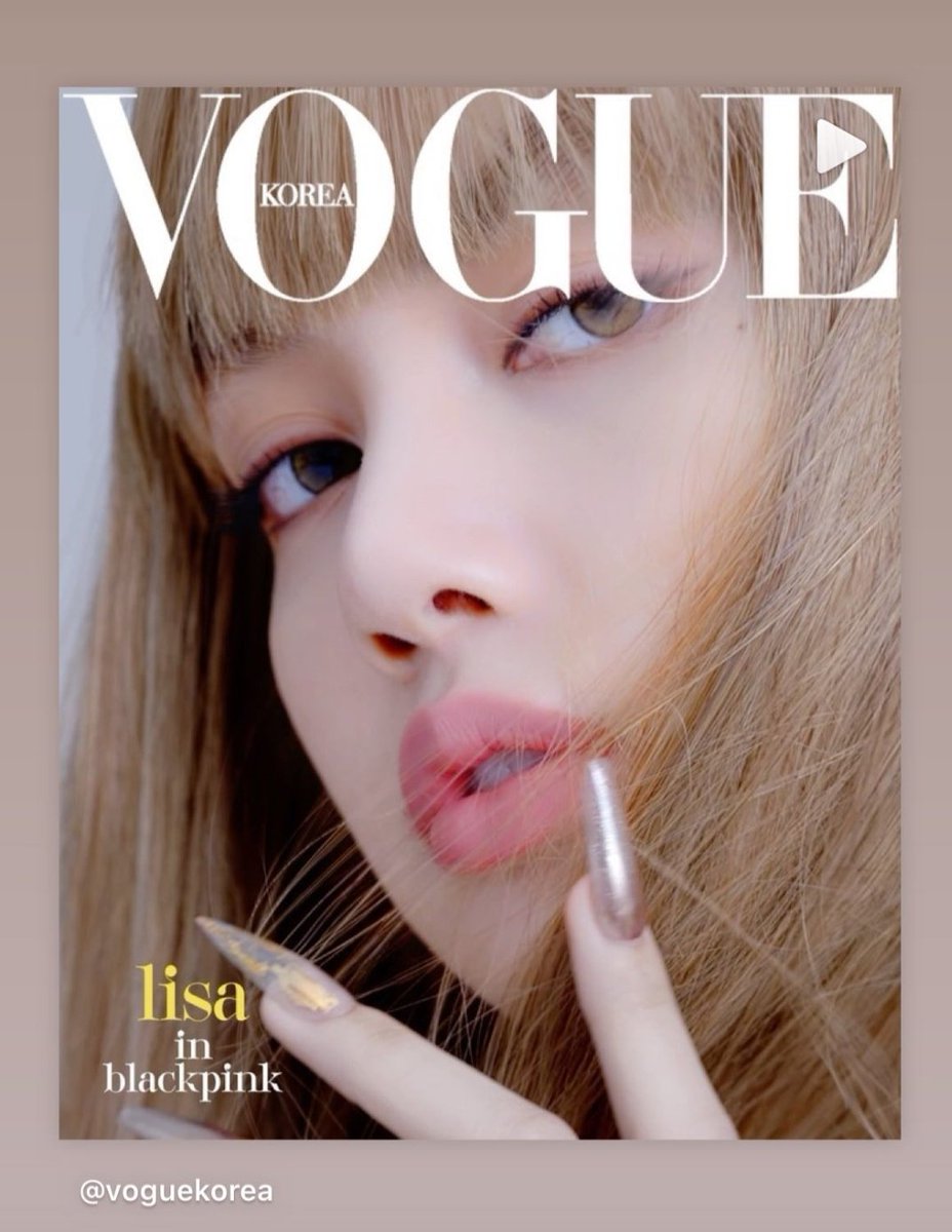 LiliesHome_'s tweet photo. Codé Nast, a global mass media company owning lots of famous media brands including Vogue, updated their Instagram story with Lisa x Vogue Korea

🔗https://t.co/A9ZoFl390m

블랙핑크 리사
#丽莎 #ラリサ #LISA  #리사 
@BLACKPINK https://t.co/yqoYmo5lr4