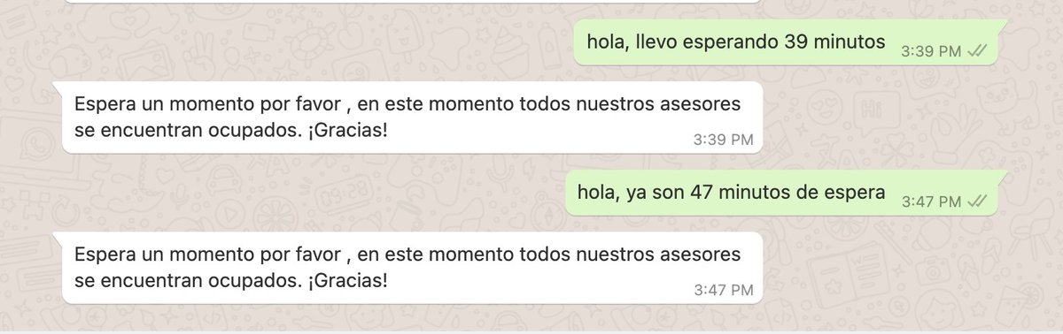 mirogiovannini's tweet photo. ¿Para qué abrir un canal de atención al cliente en whatsapp si no tienes manos para atenderlo @interbank ? 🥱 ¿Será que por aquí me puedan ayudar? https://t.co/RycCH1MHKl