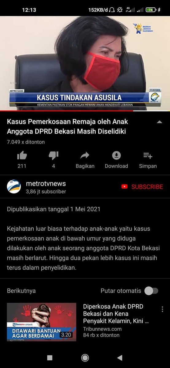 narkosun's tweet photo. Kasus pemerkosaan ini kapan mau diselesaikan min @DivHumas_Polri ? Kok pelakunya malah menghilang. 

Jangan karena anak anggota dewan jadi lambat penanganannya. 

Bantu RT man teman, biar kasus ini viral dan segera ditangani secepatnya oleh kepolisian. https://t.co/PD550QyFNo