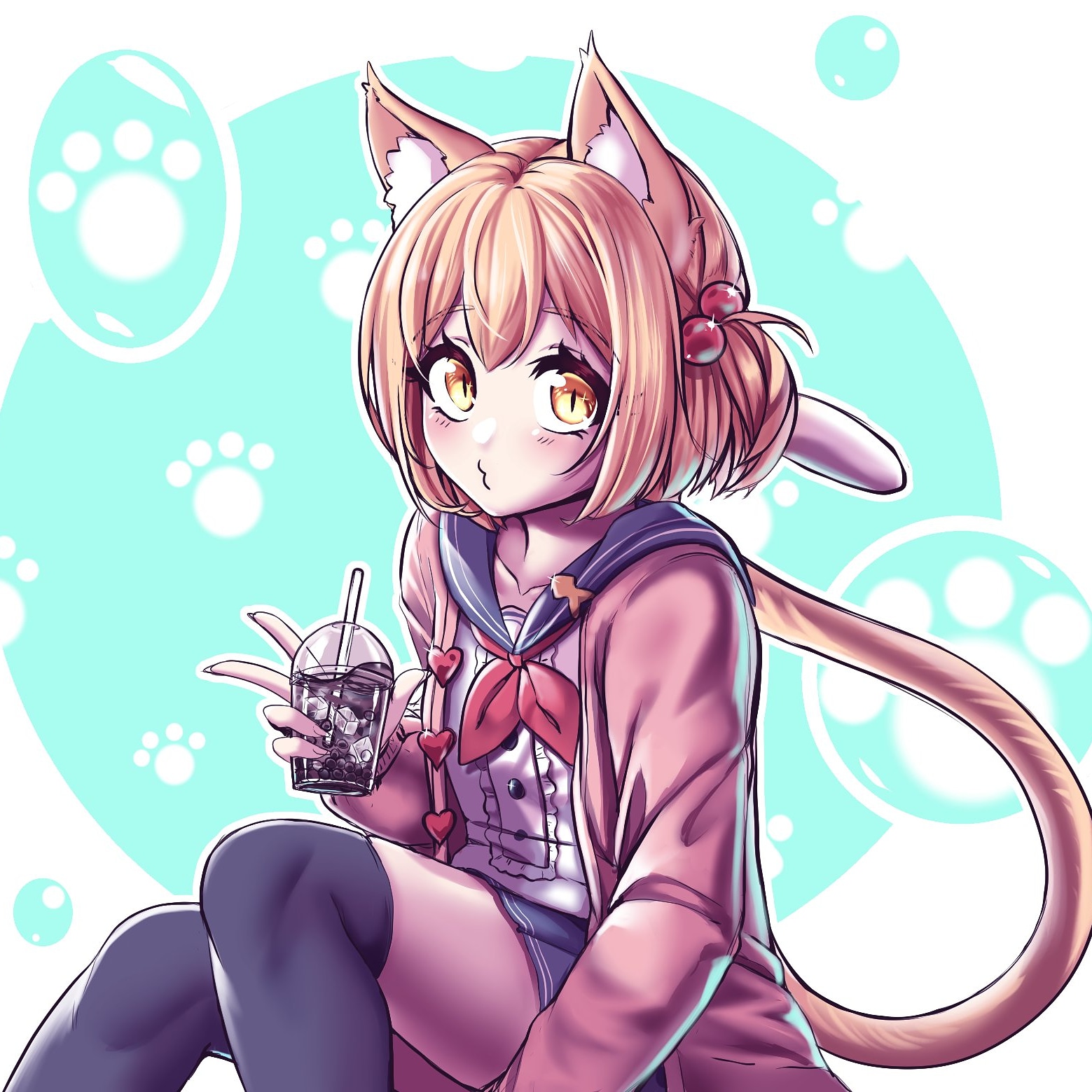 Cute pose  Anime neko, Kawaii anime, Kawaii anime girl